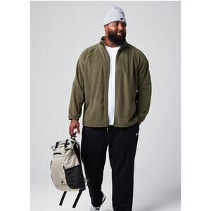 Fabletics The Pine City Half Zip Bone Jacket Size 3XL NWT